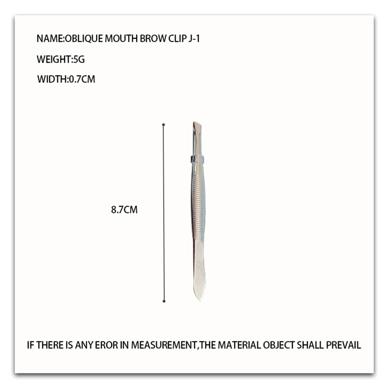 Oblique supercilium tweezer J-1