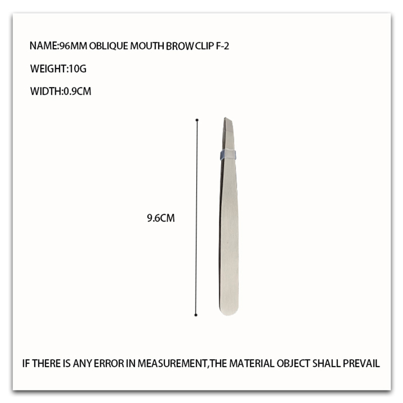 Plana supercilium tweezer F-1/obliqua supercilium tweezer F-2